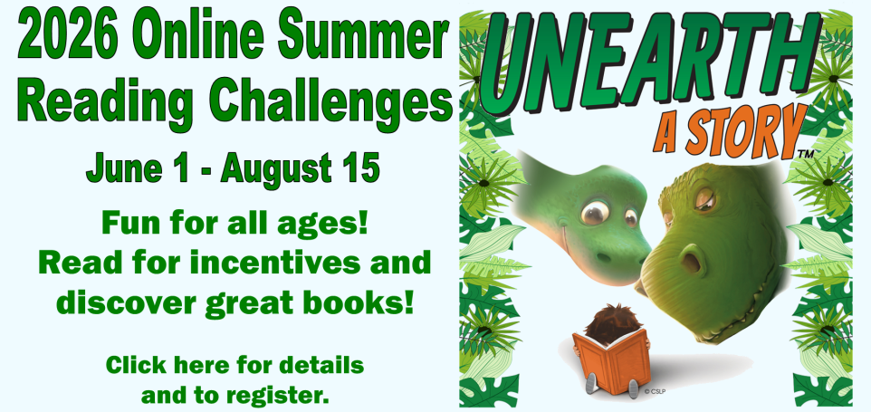 2026 online summer reading challenges from June 1 to August 15